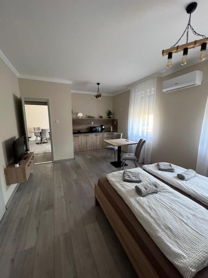 Alina Apartmanok Hajdúszoboszló Buitenkant foto