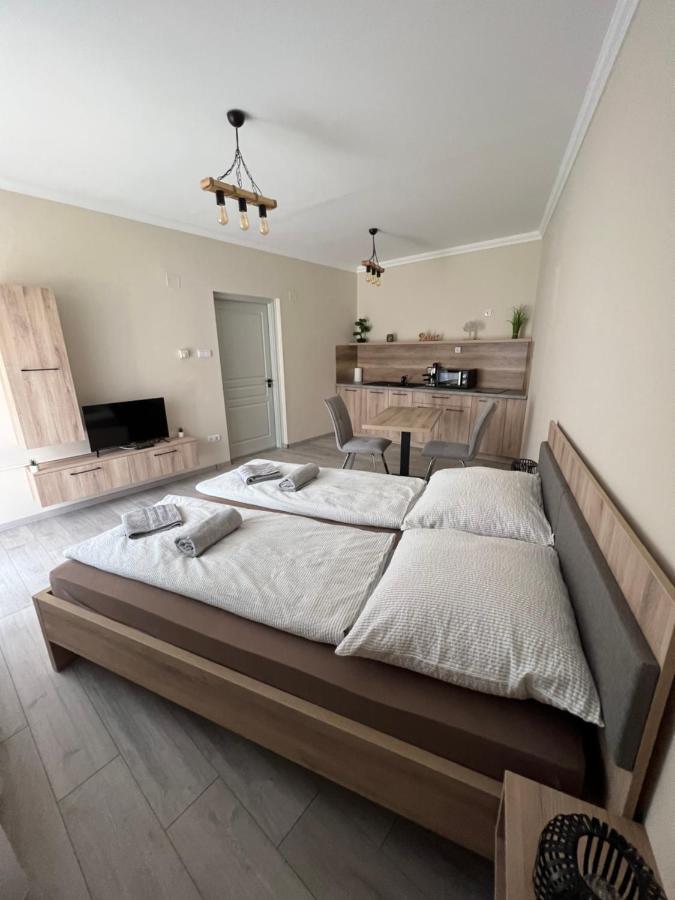 Alina Apartmanok Hajdúszoboszló Buitenkant foto
