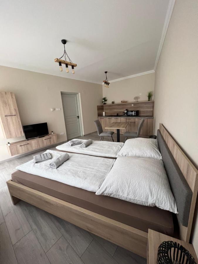 Alina Apartmanok Hajdúszoboszló Buitenkant foto